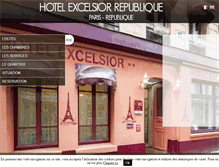 Tablet Screenshot of hotelexcelsior.fr